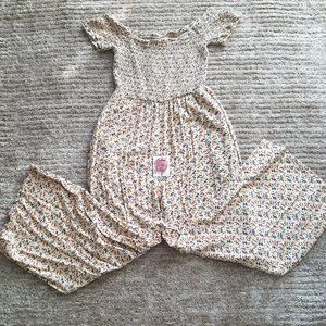 FLORAL JUMPSUIT CASUAL SPRING SUMMER